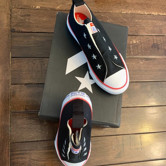 Converse Chuck Taylor All Star Black Slip-On *NEW* Big Kids 4 - Picture 5 of 7
